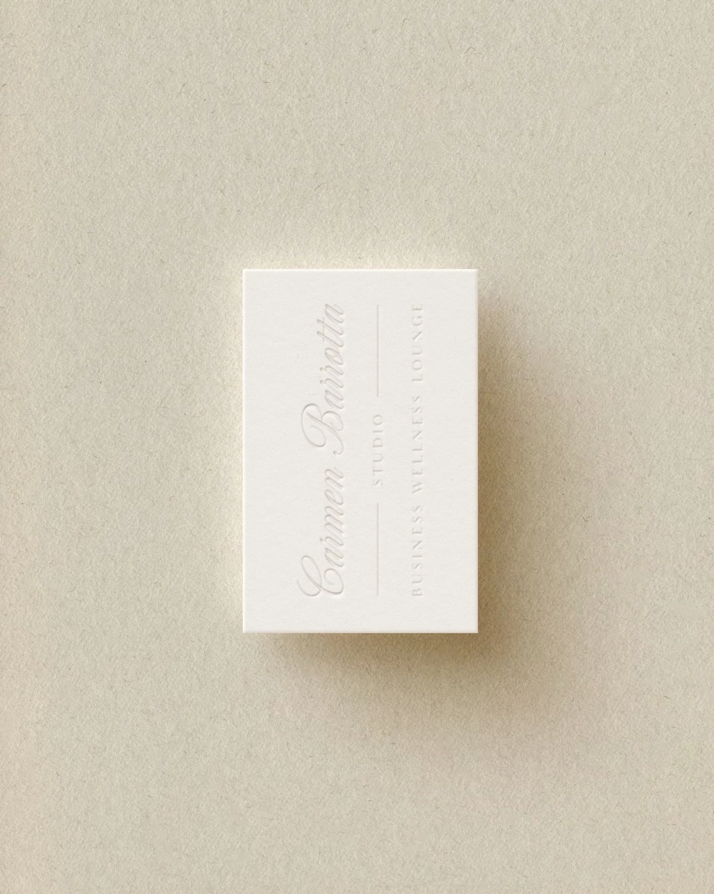 More than a business card. A tactile expression of identity &mdash; subtle, refined, and intentionally minimal.

Did you know? Letterpress is a traditional printing technique where the design is gently pressed into the paper, creating a subtle, tacti