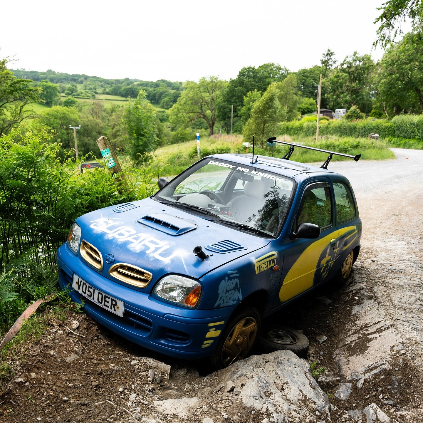 Bangers &amp; Cash 2024 🚙🏁

&hellip; within 5 metres we realised this was a STUPID idea, but with speed and power, we pushed through! 🔥

eventually making it to Cardiff for the night, followed by a quick trip to @bafflehaus on the way home ☕️🏍️

