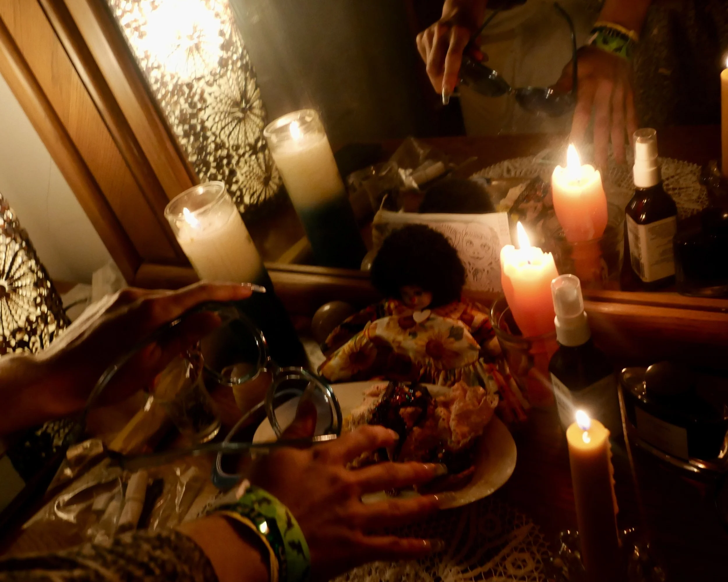 doing magic before the show