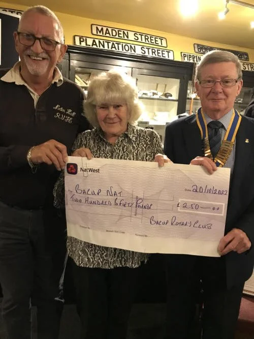 Bacup Rotary Club Donation