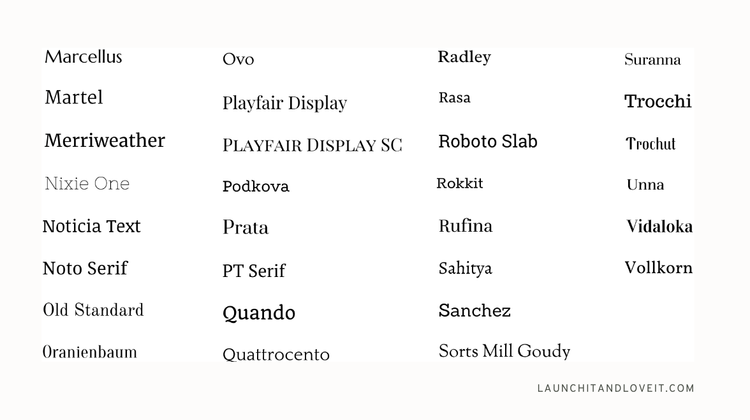 Every Font Available in Both Squarespace & Canva in 2025 (All 236 of ...