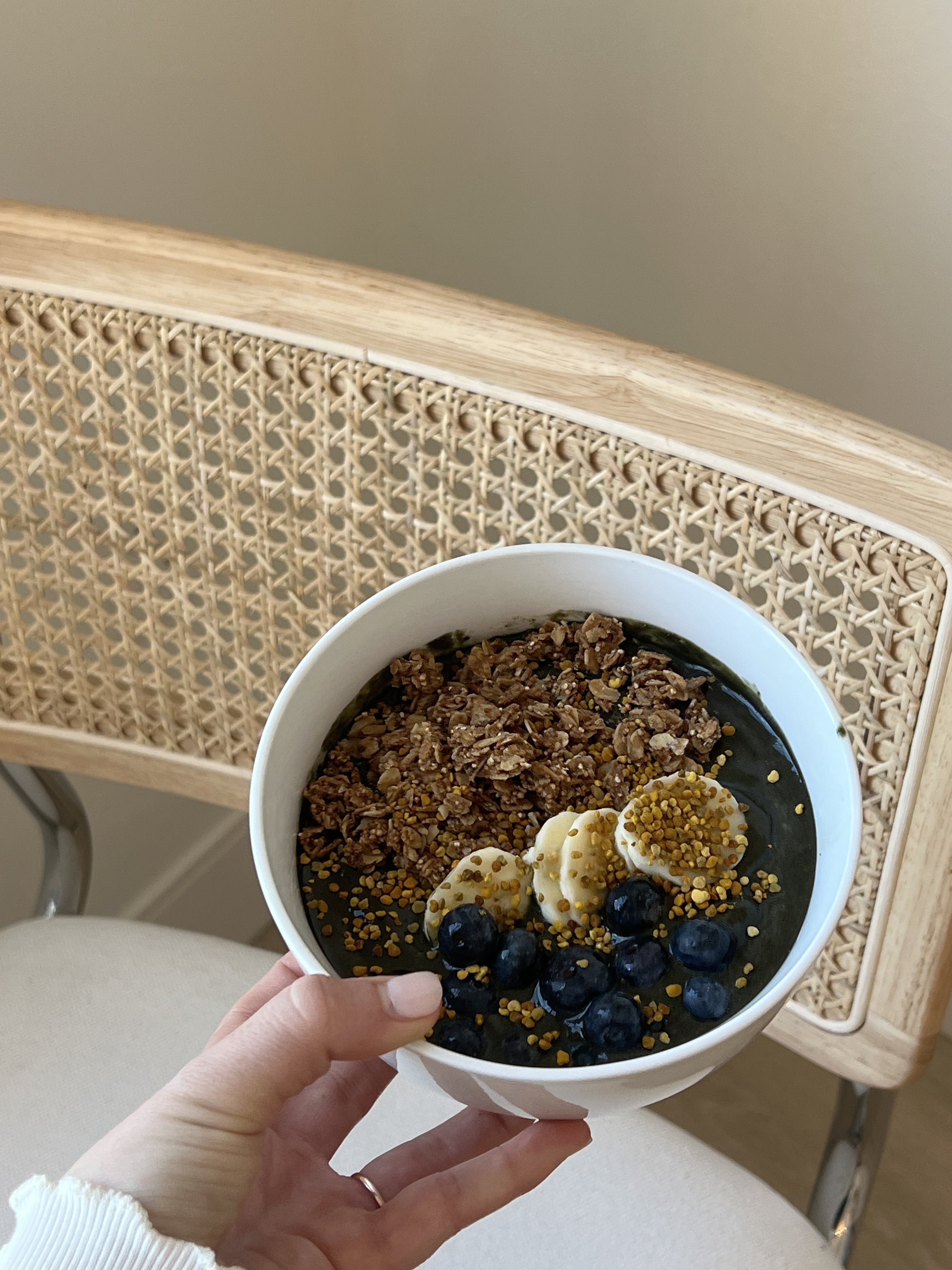 Collagen & Cacao Spinach Smoothie Bowl