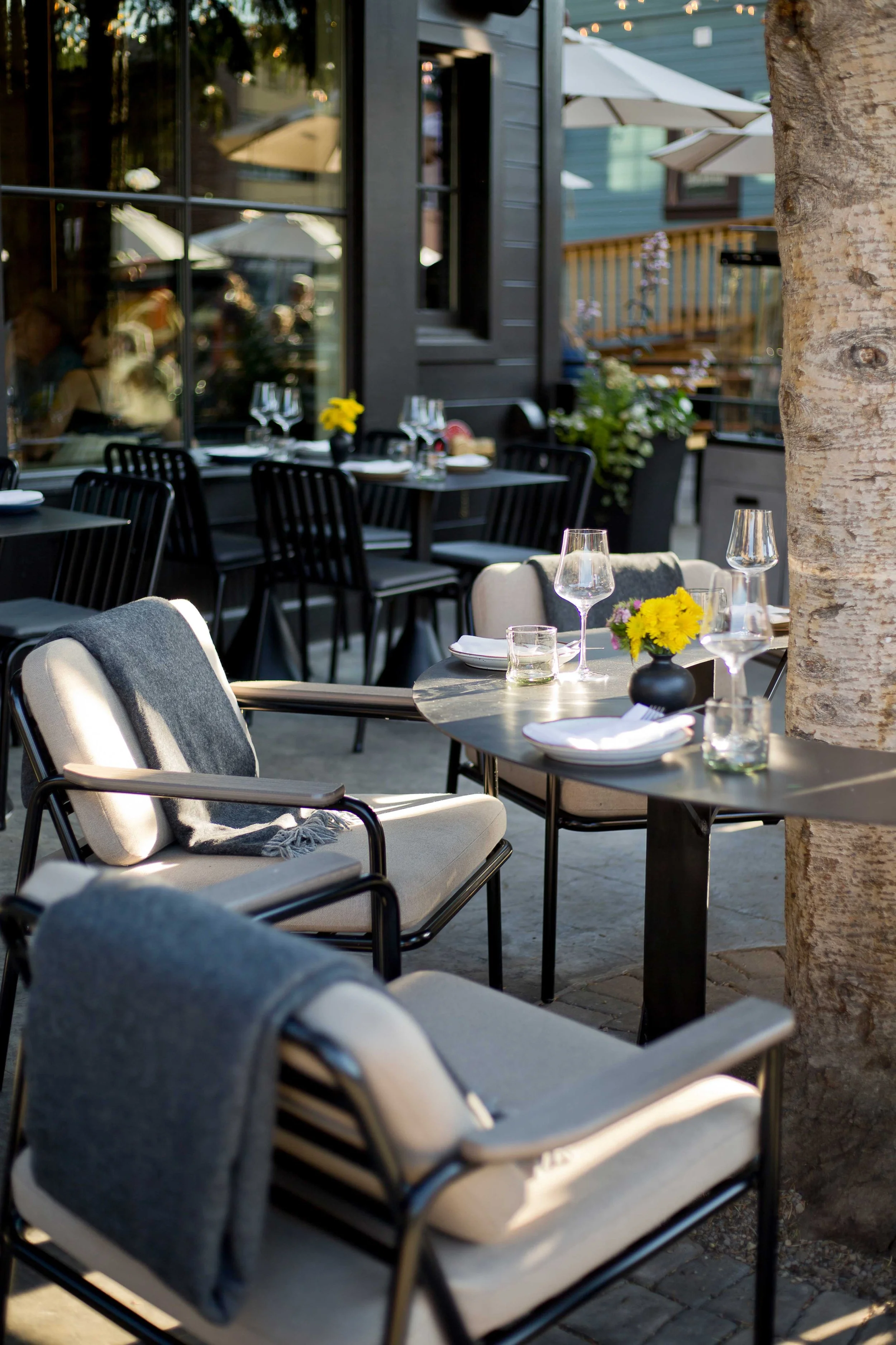 first floor patio