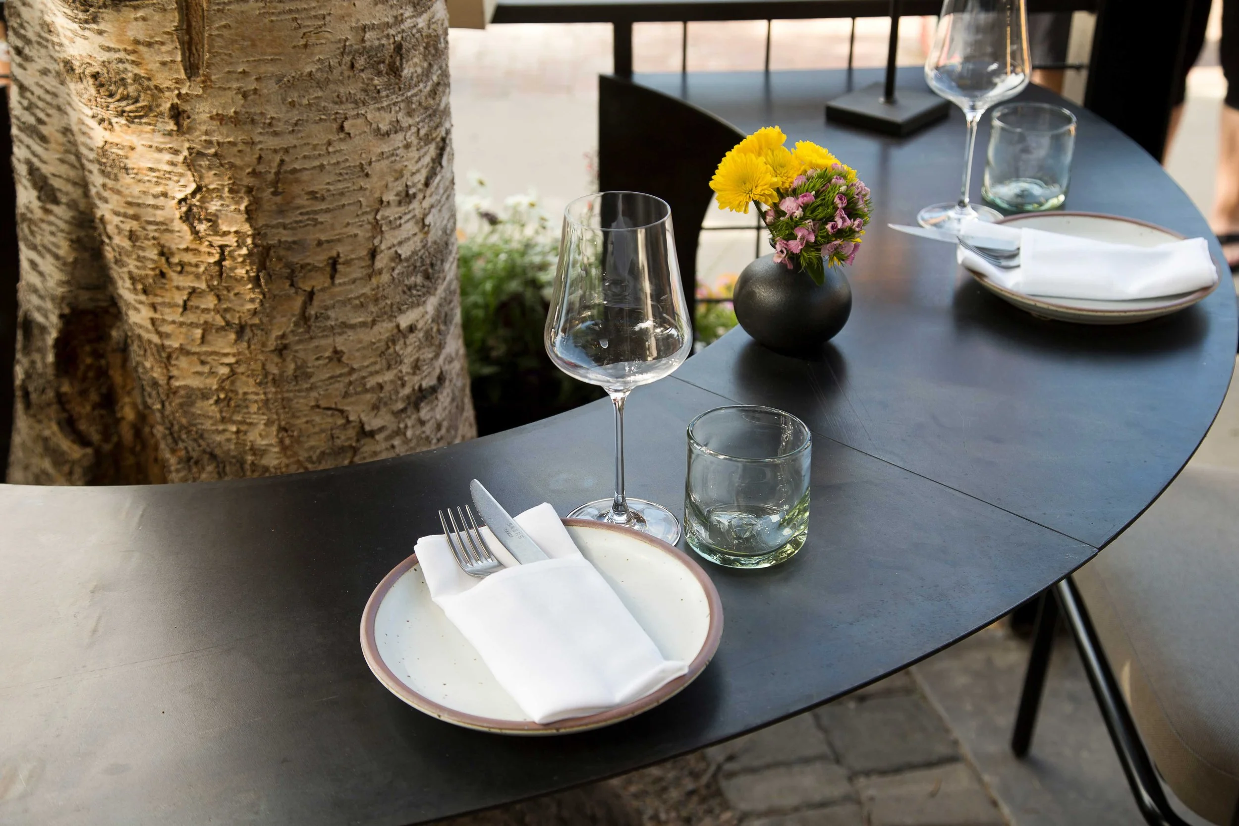 first floor patio