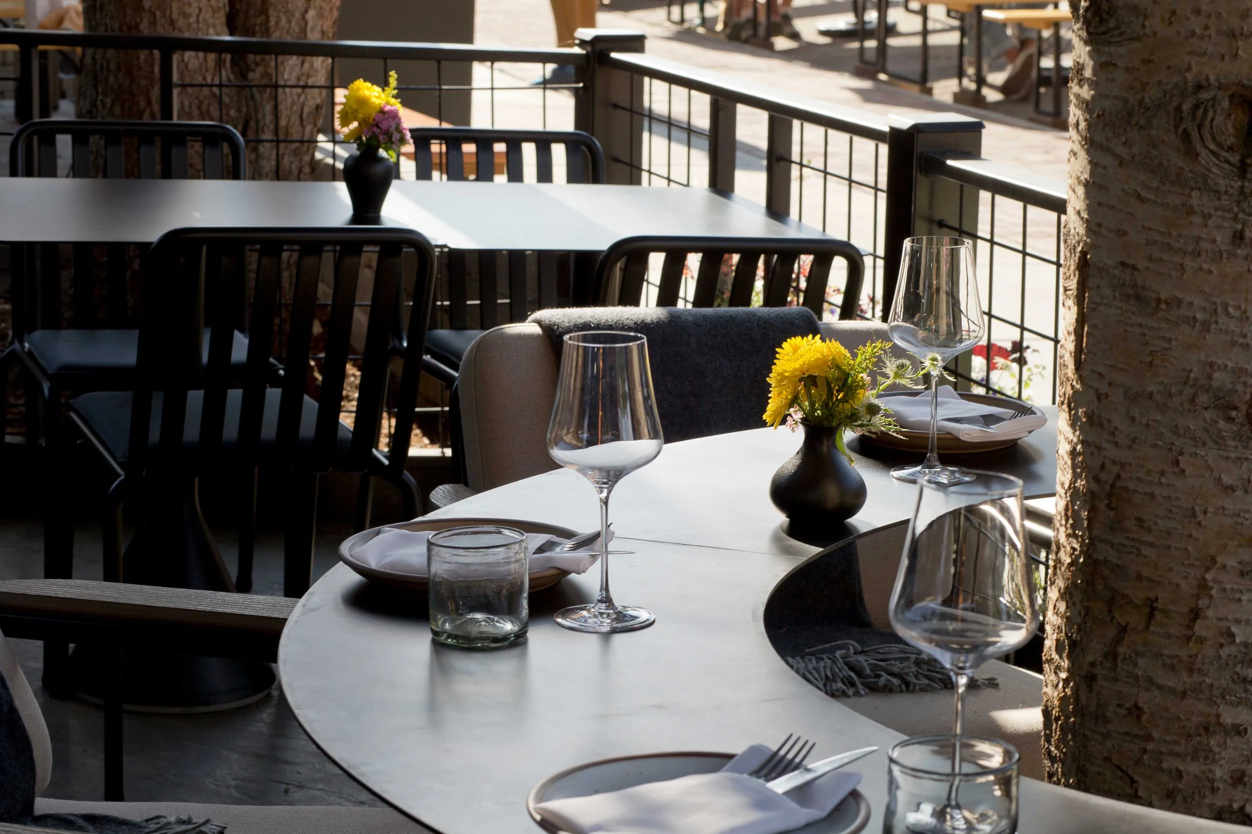 first floor patio
