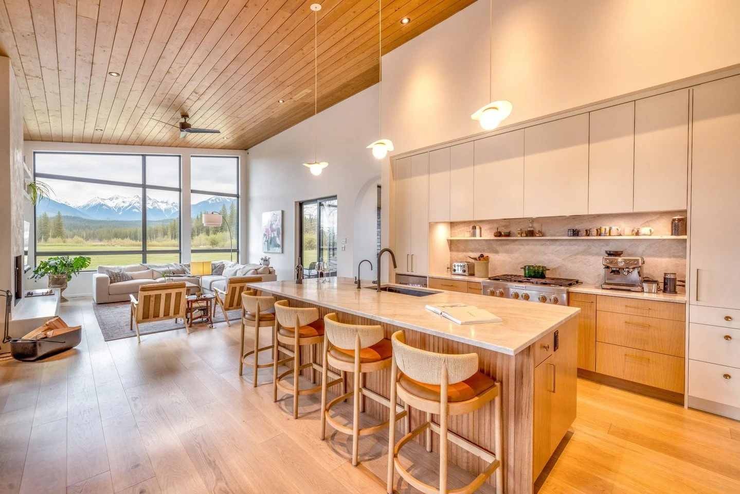 Spaces like this are the result of a lot of intentional decisions.

Proportion, material transitions, sightlines, and natural light all working together to create a space that feels both open and grounded.

The kitchen isn&rsquo;t just a focal point 