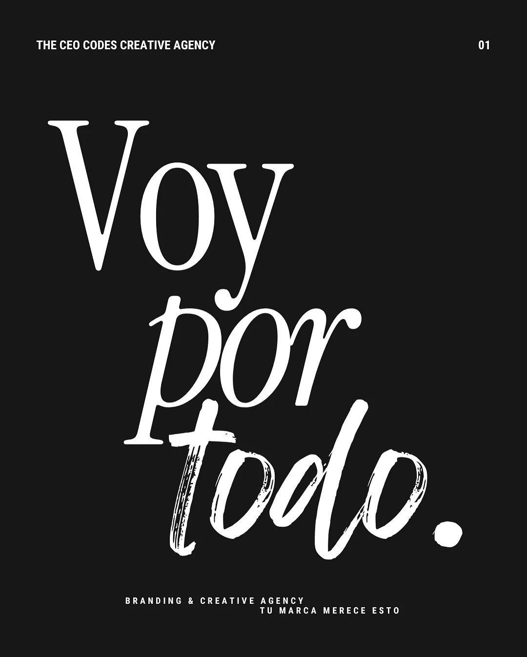 Sin excusas.
Sin miedo.
Sin esperar &ldquo;el momento perfecto&rdquo;.
⠀
Este a&ntilde;o no es para ver qu&eacute; pasa&hellip;
Es para hacer que pase.
⠀
Y si t&uacute; tambi&eacute;n sientes esa energ&iacute;a &mdash;de construir algo tuyo, fuerte, 