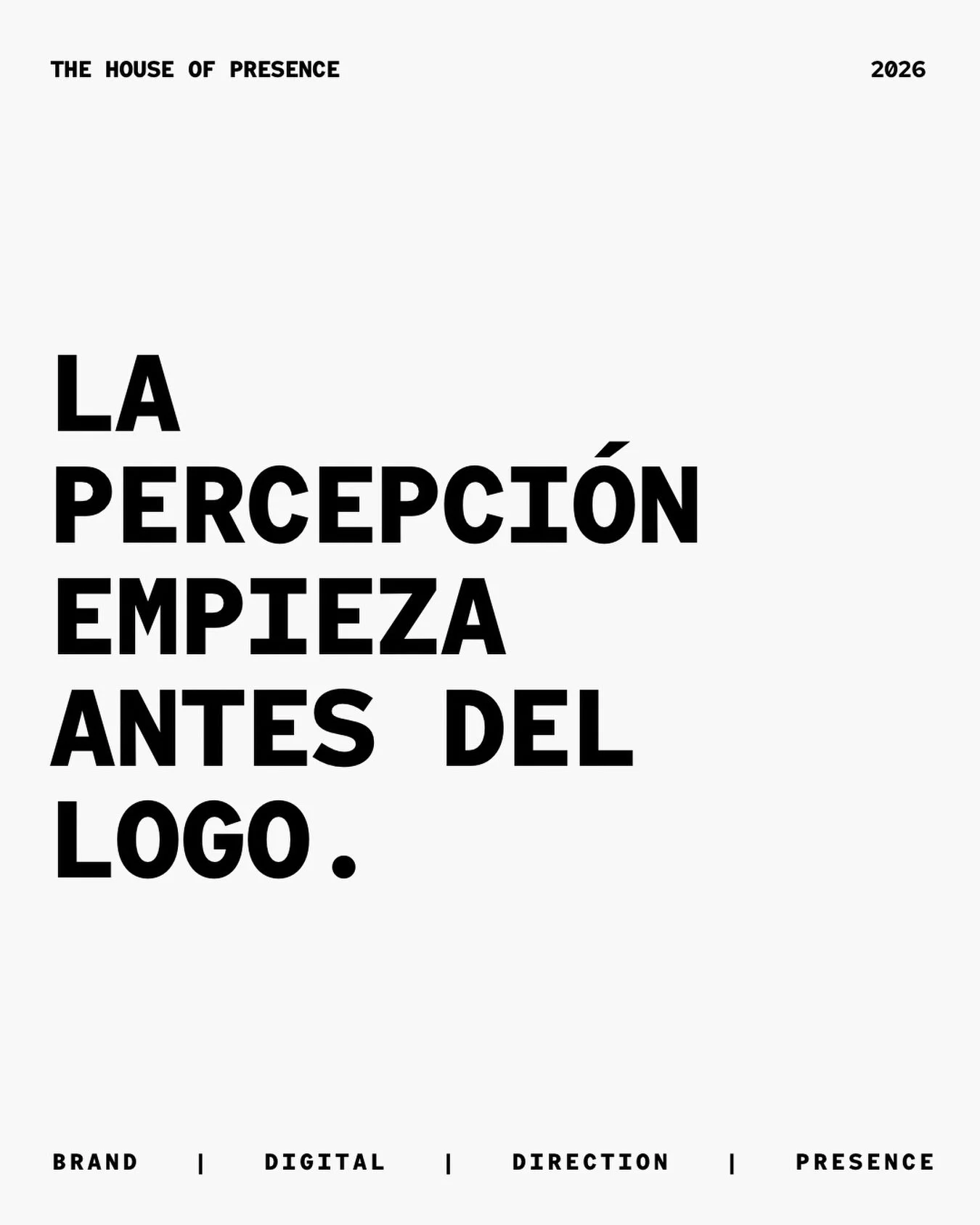 La percepci&oacute;n de tu marca empieza mucho antes de verla.

Empieza en lo que dices, c&oacute;mo lo dices y en cada decisi&oacute;n que tomas.

Porque dise&ntilde;ar no es solo hacer que algo se vea bien. Es decidir qu&eacute; quieres que se sien