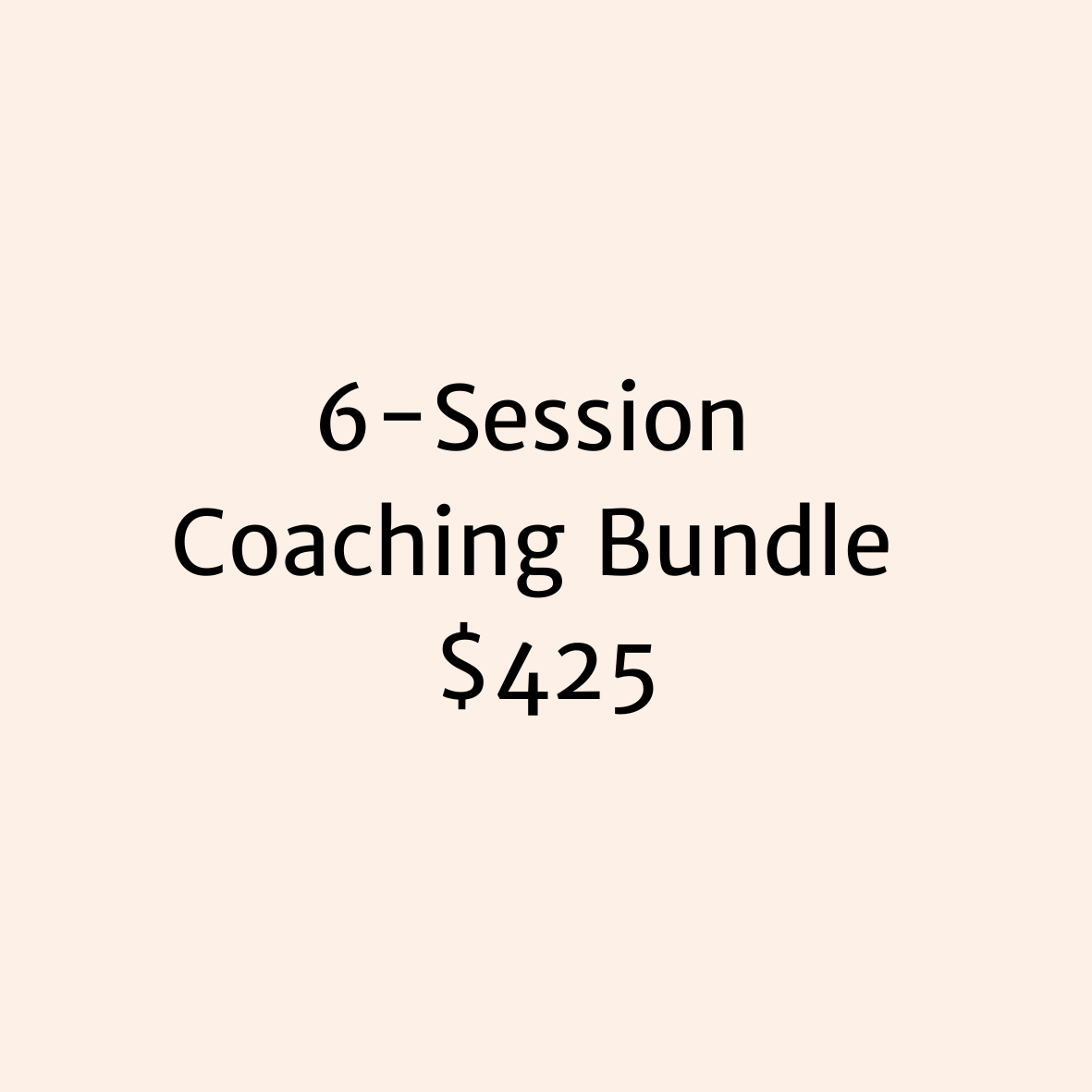 6-Month Coaching Bundle