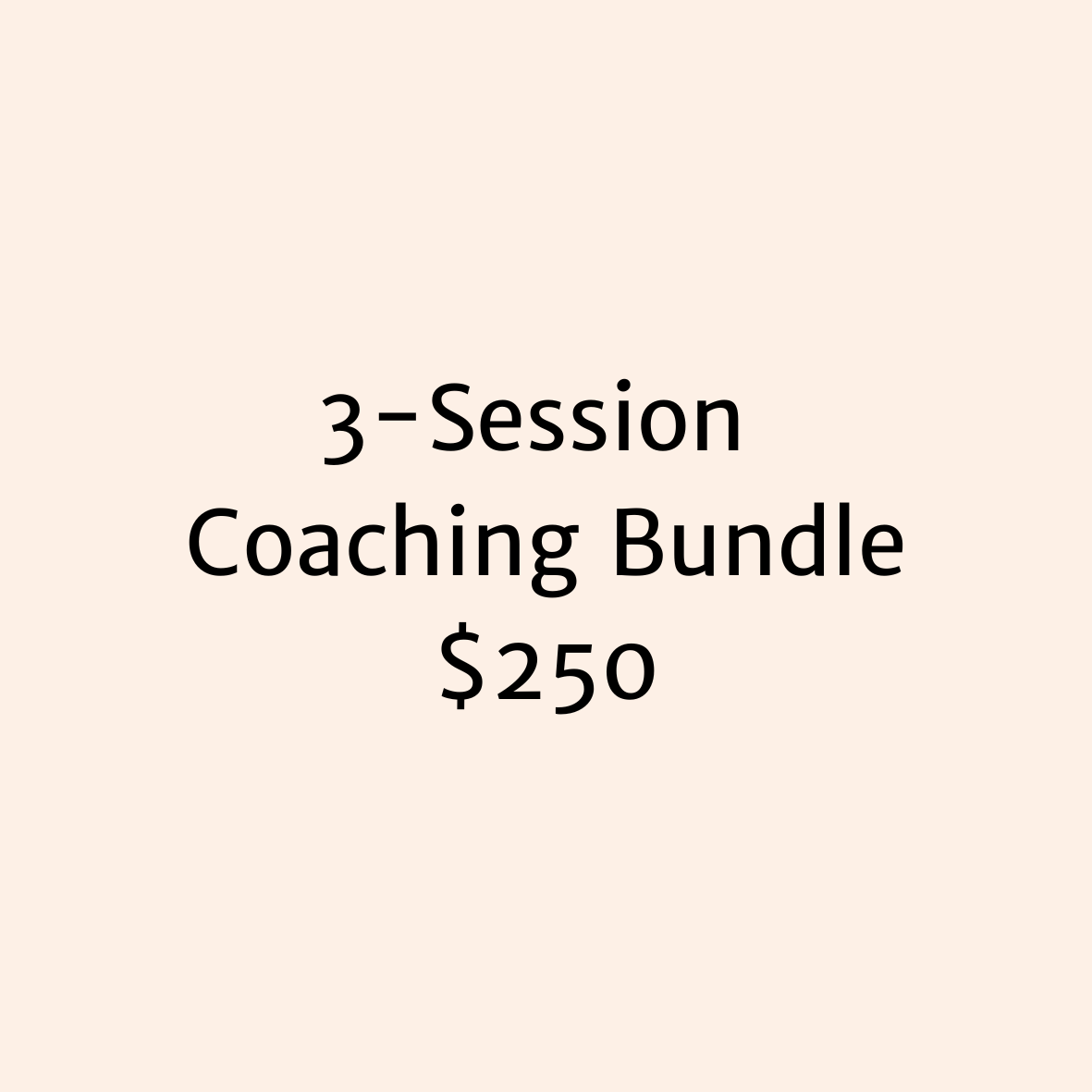 3-Month Coaching Bundle