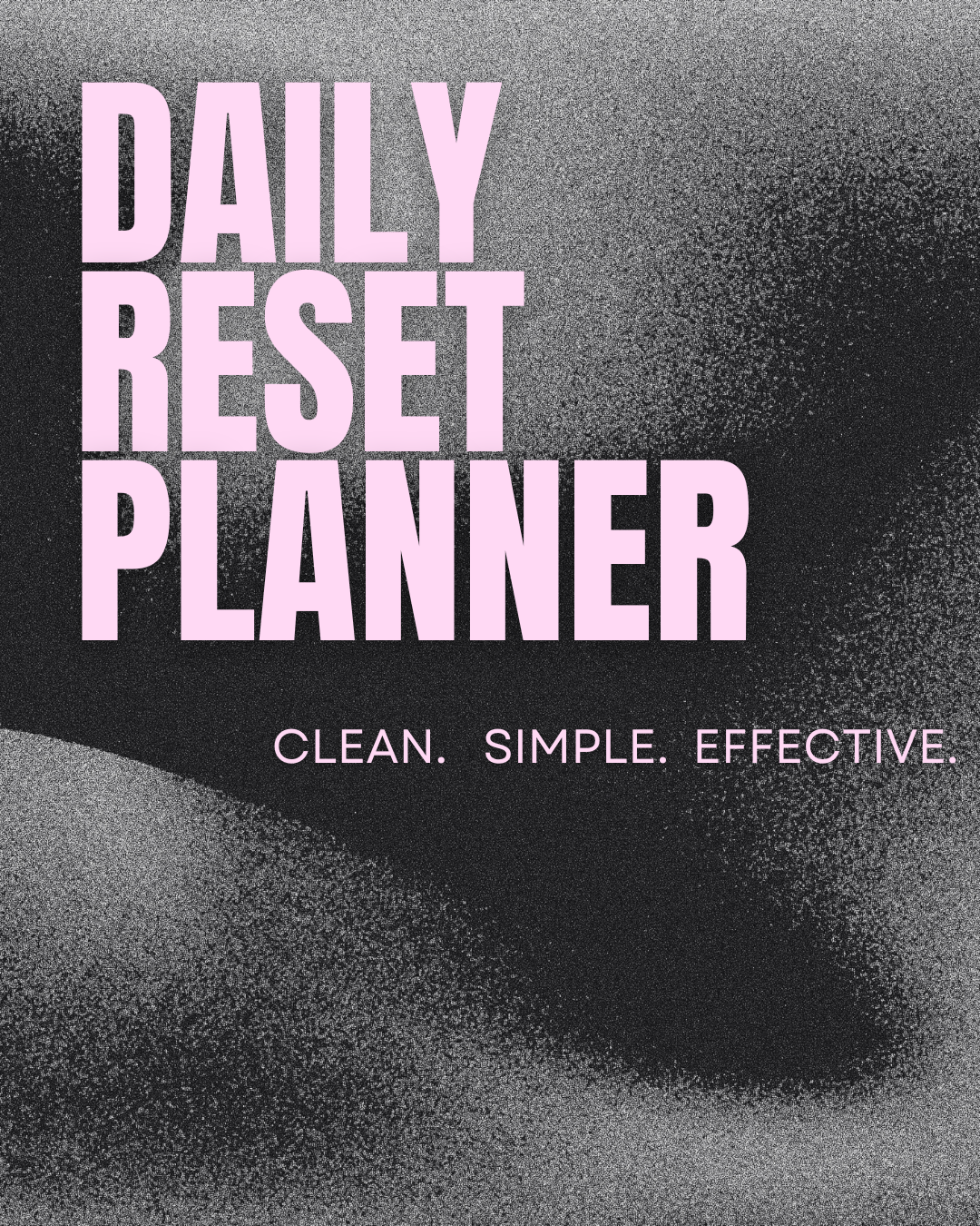 Daily Reset Planner & Dopamine Hacking Chart