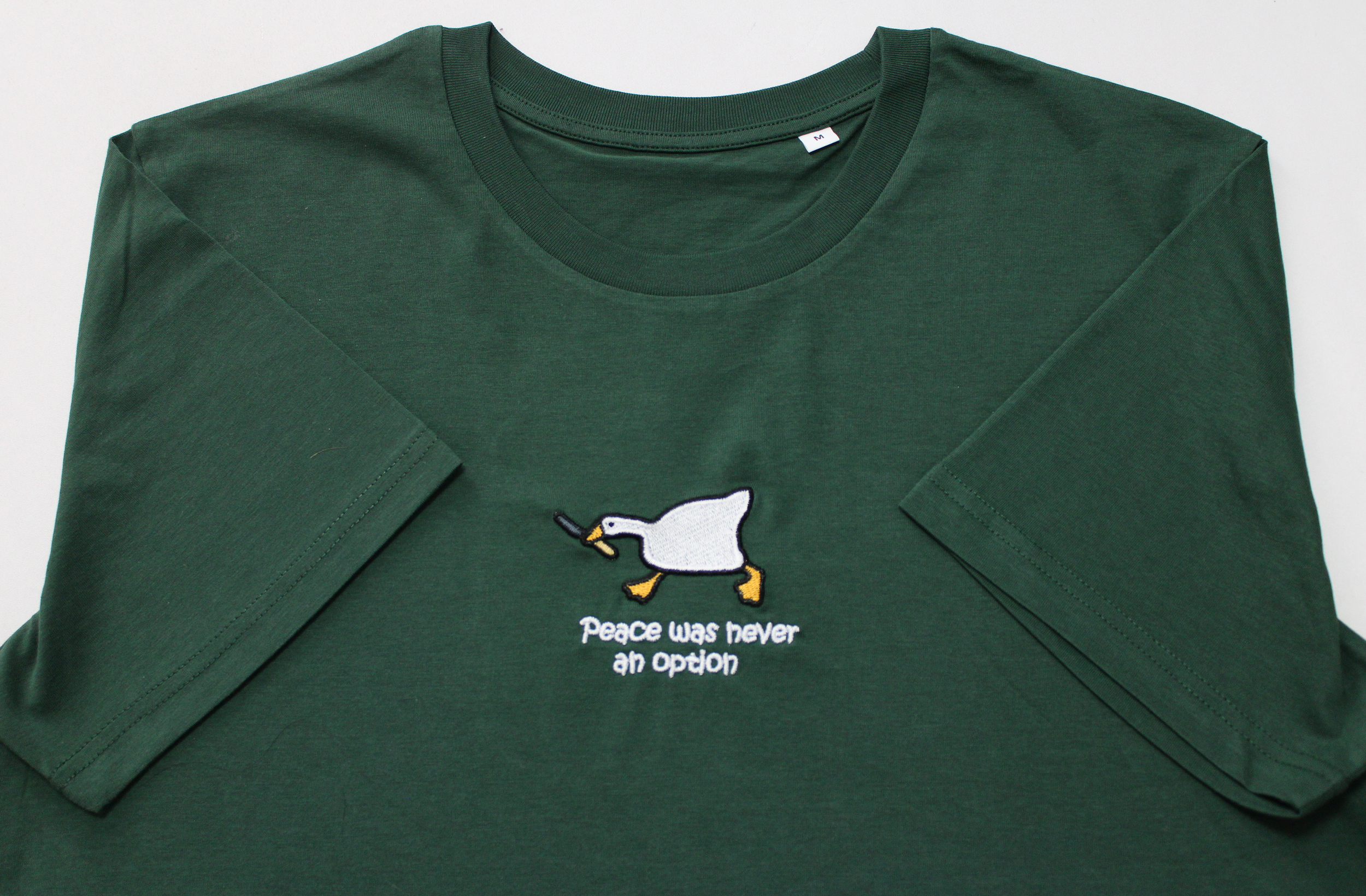 Peace was never an option goose tshirt.png