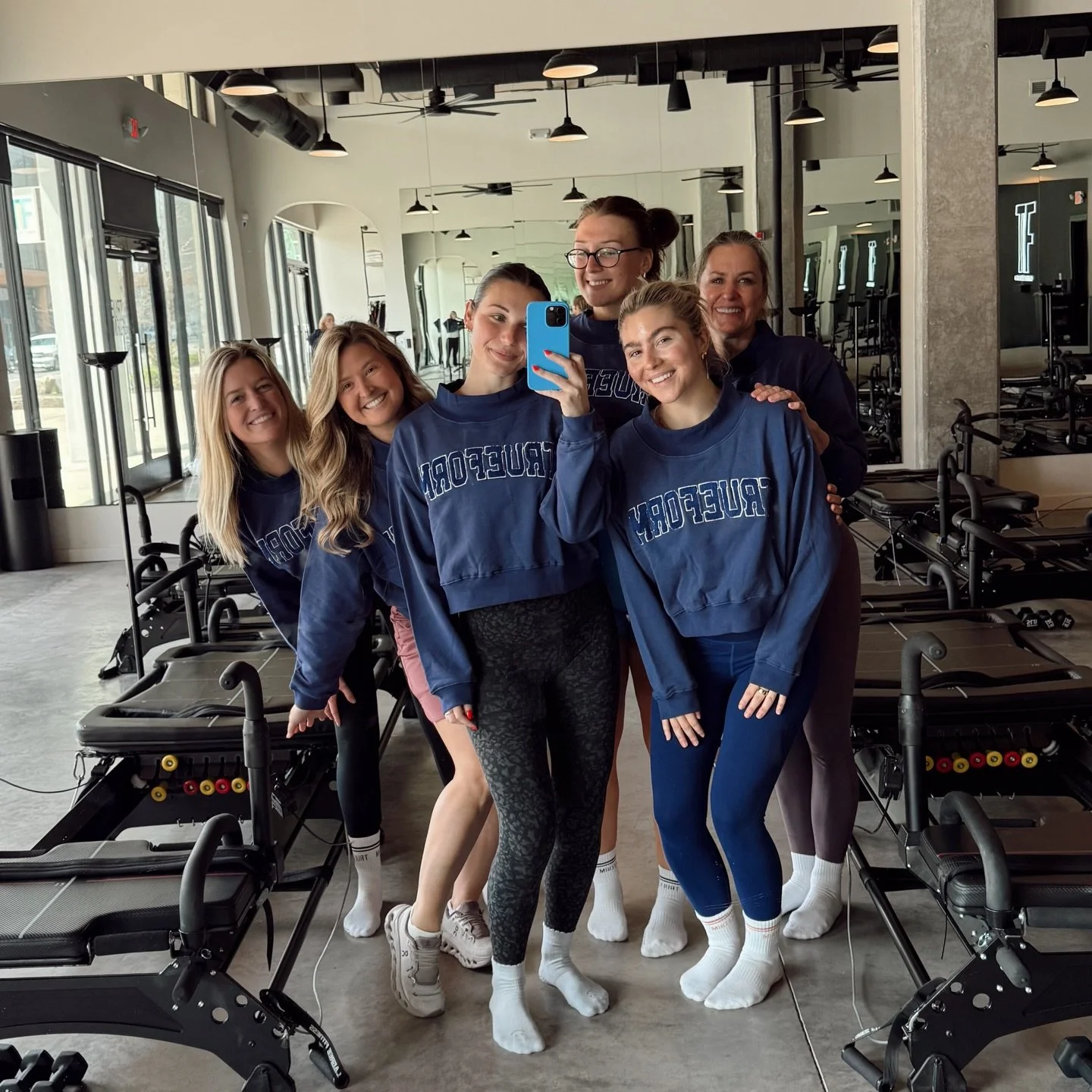 NEW MERCH JUST IN &mdash; our trueform og cropped crew in navy (!) 

✨ @kenziewesp has been playing around in this one so much, we decided to bring it to the studios! snag it in nashville now &amp; franklin tomorrow, friends x

design: @thegoodbrandi