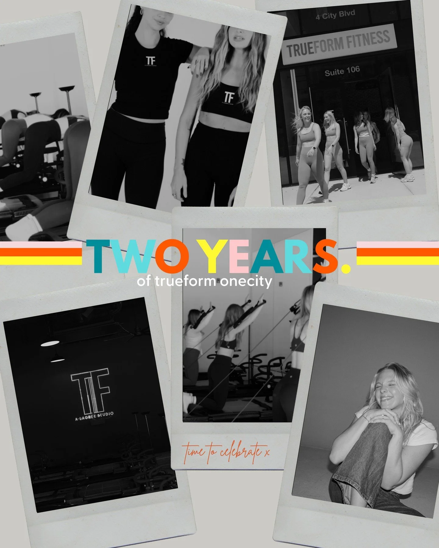 YOU'RE INVITED!!!!!!!!! ON APRIL 23RD!!!!!!!!!! to celebrate 2 years of TRUEFORM ONECITY (aka 1/2 of our heartbeat!)⁠
⁠
we're celebrating two years of movement &amp; community with morning classes &amp; a few fun activations throughout the day. it's 