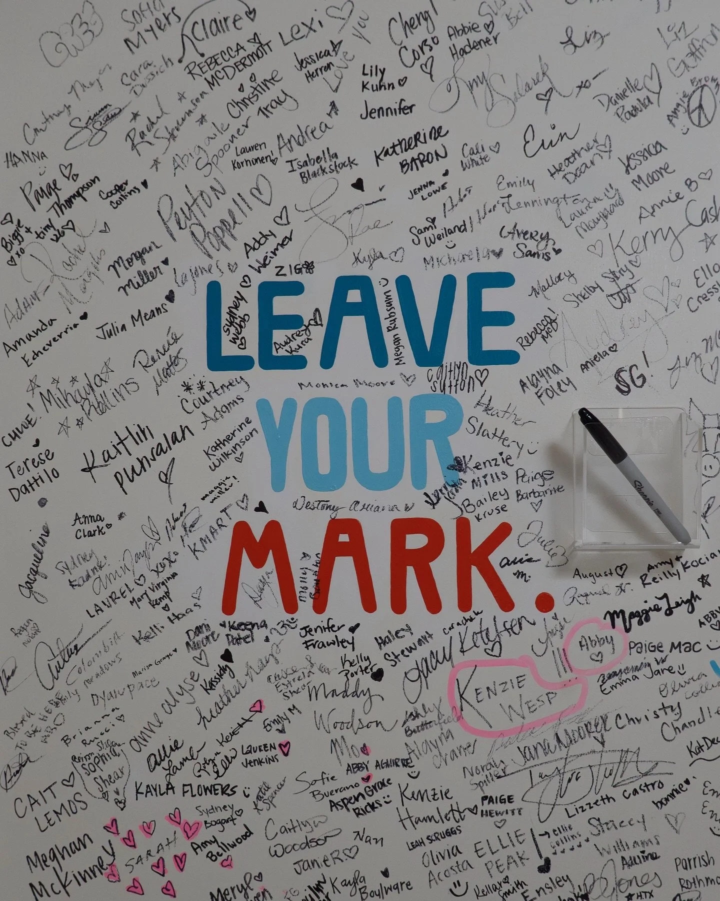 trueform is what it is because of you&hellip;. make sure to leave your mark next time you&rsquo;re at the studio 💕

#trueformfitness #franklintn #franklinfitnessstudio #lagreestudio #nashvillelagree