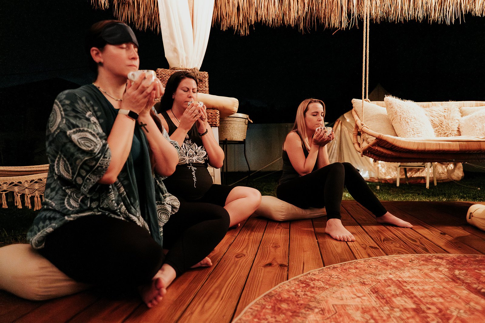 Matcha tea ceremony - brittany, selena, dog.jpg