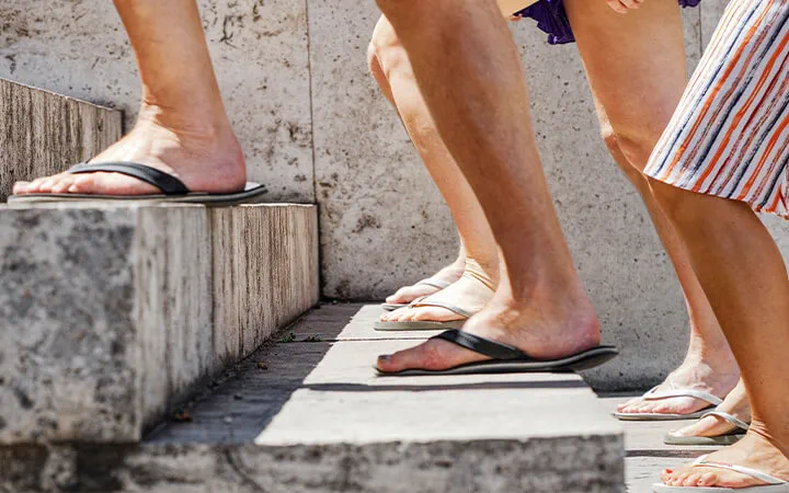 “Ah yes… flip-flop season. My busiest referral source.”