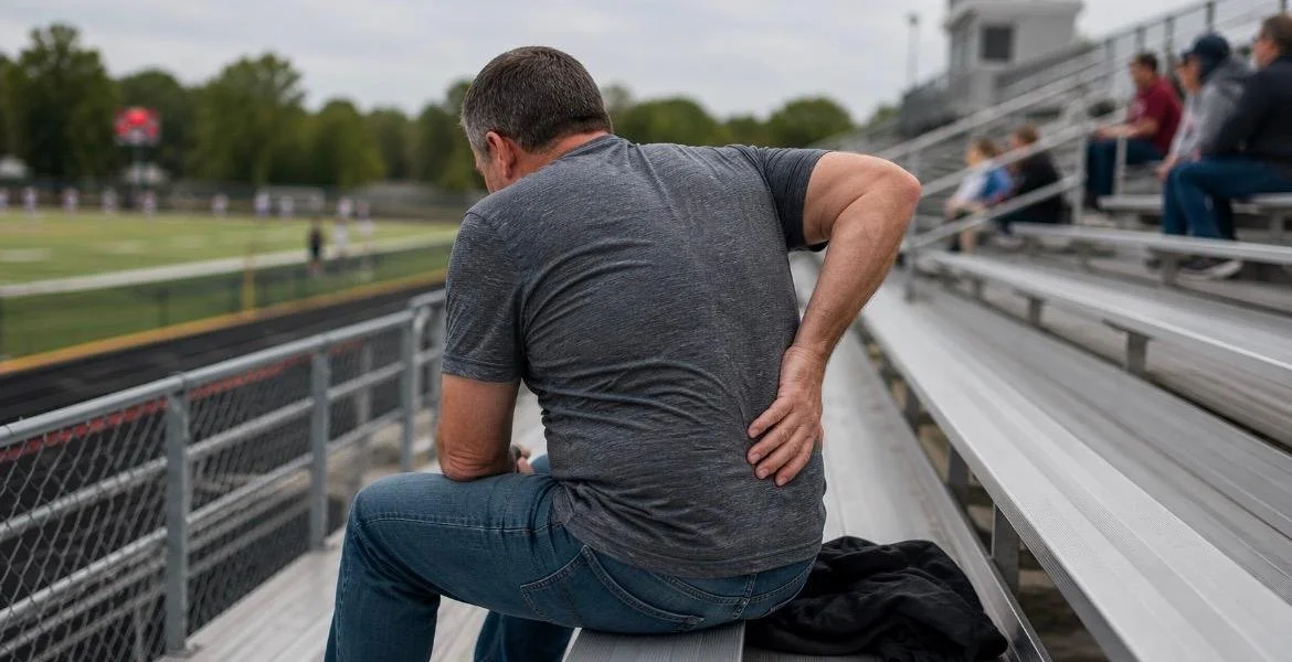 Back to School Means Back to the Bleachers… And Your Back Is Already Complaining