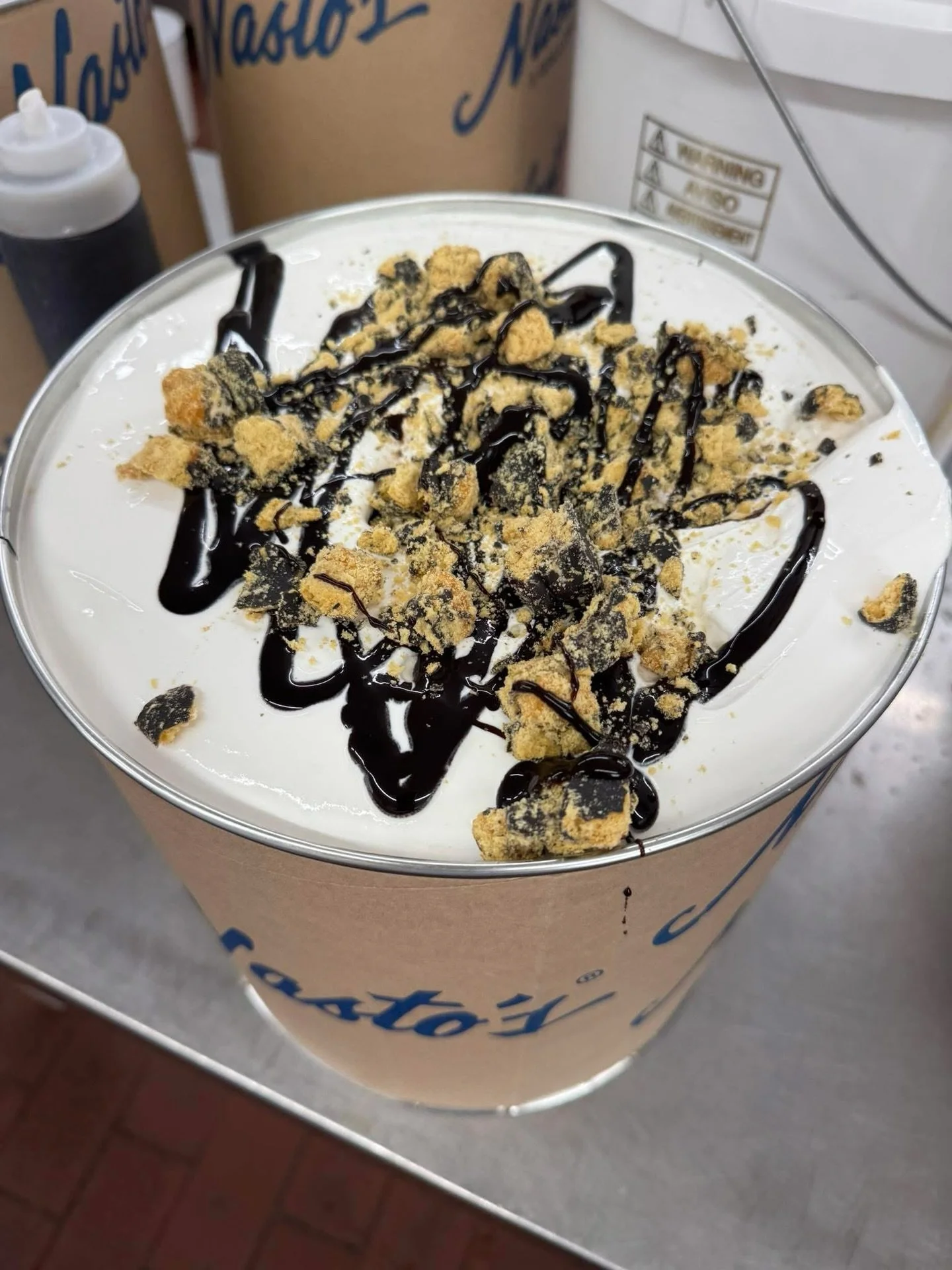 Mallomar ice cream 🍦🤎 #icecreamlovers #SpringTime #fridayvibes #Nastosicecream #nastoswoodbridge