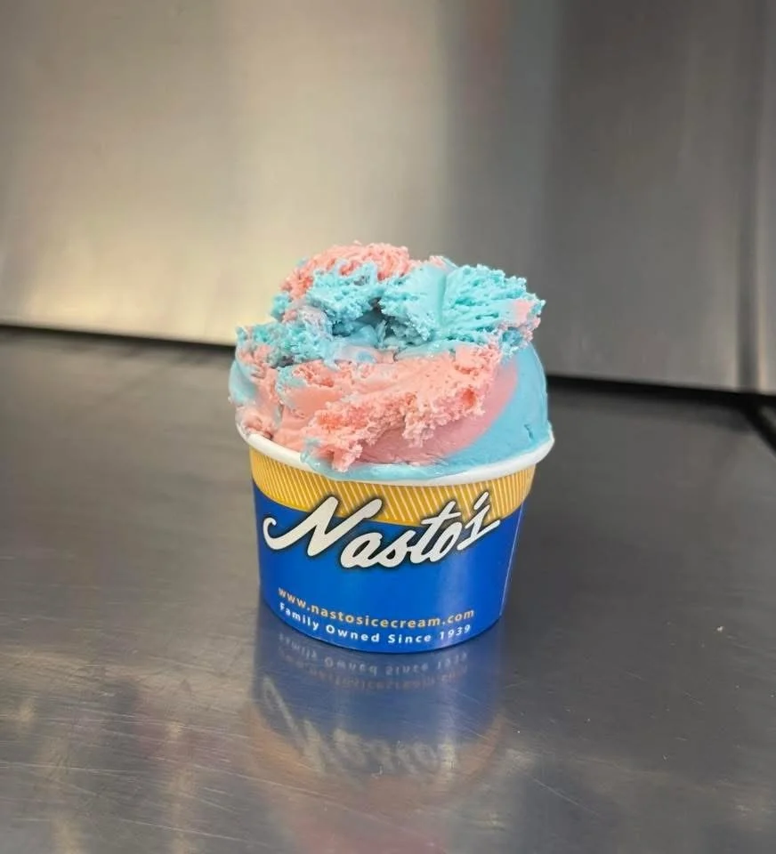 Cotton Candy ice cream 🩷🩵 #treatyourself #wednesdaymotivation #cottoncandy #Nastosicecream #nastoswoodbridge