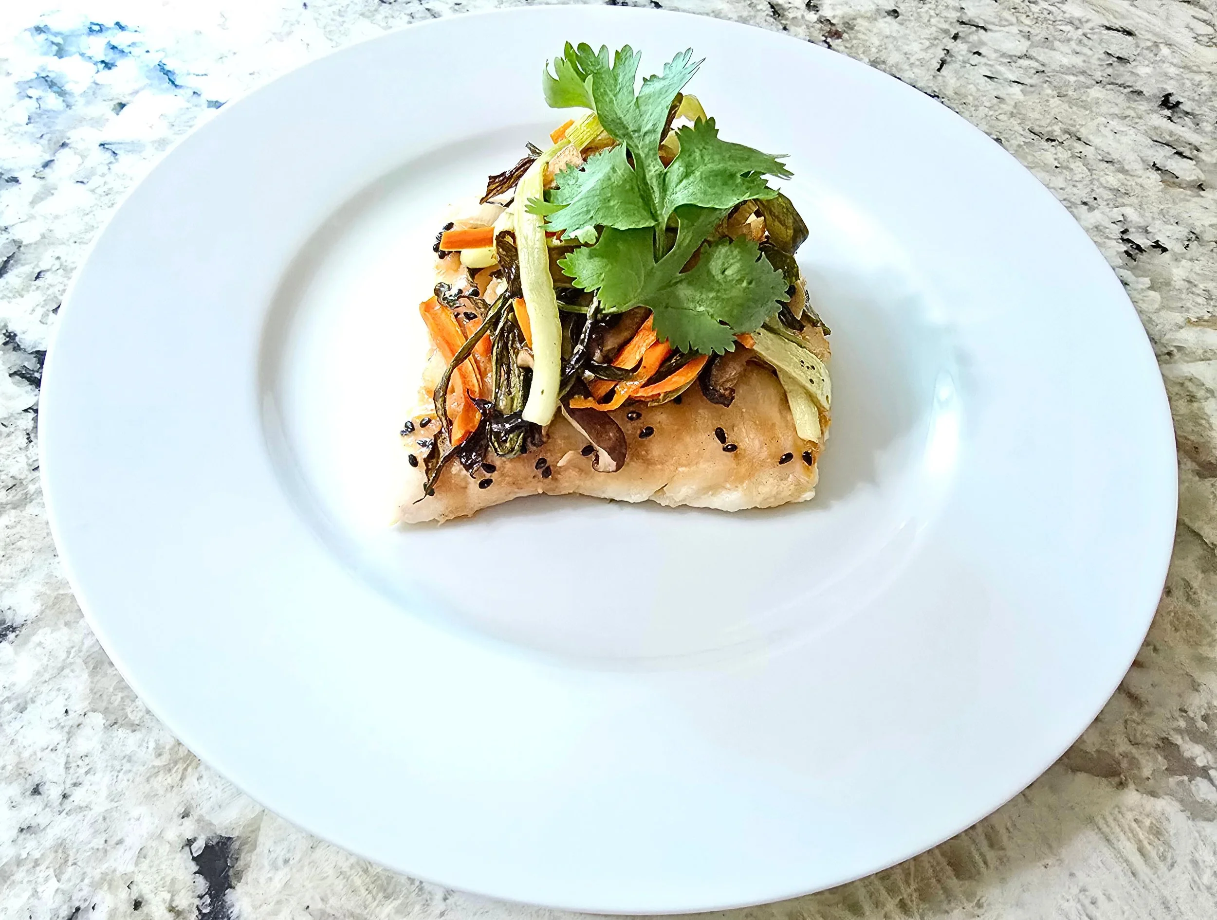 Sheet Pan Asian Style Fish With Vegetables