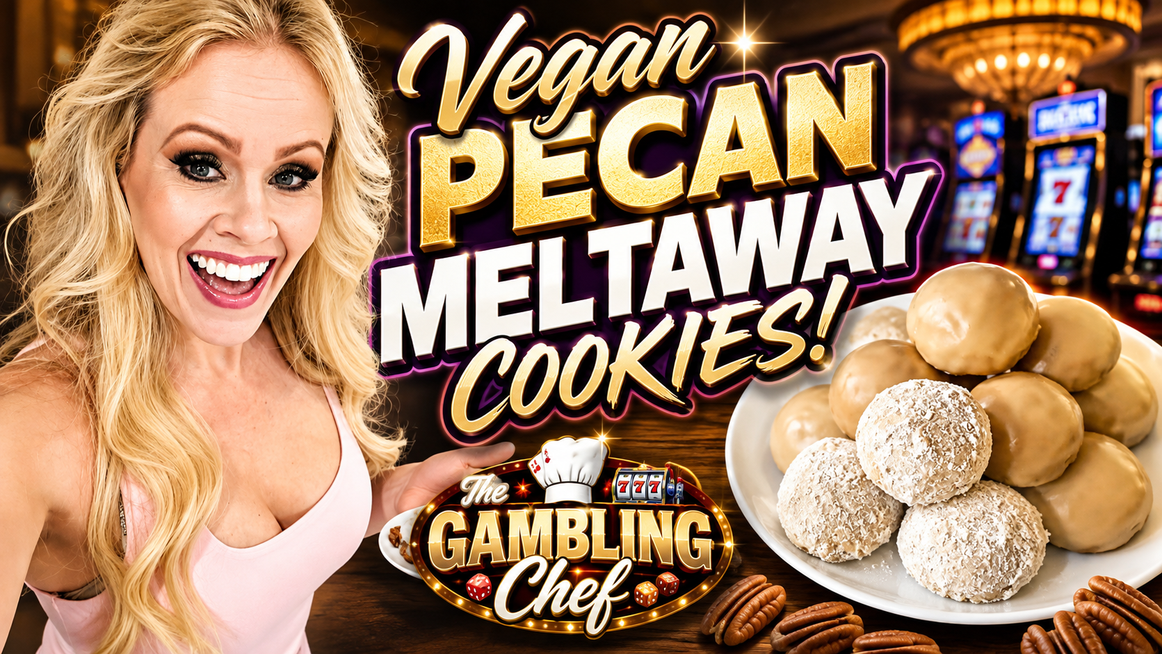 Just The Recipes: Vegan Pecan Meltaway Cookies!