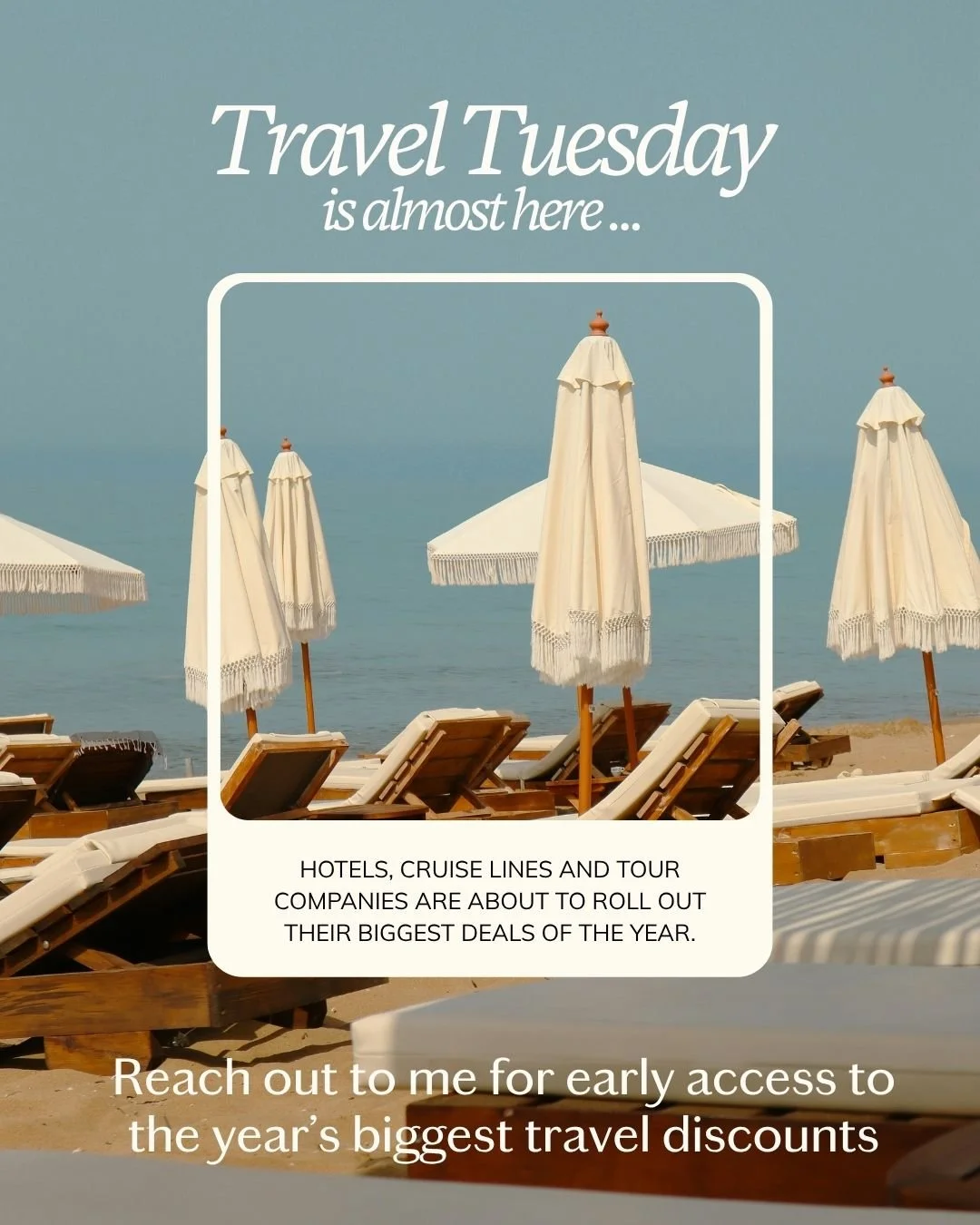 It's Time...!

It might not be Black Friday or Travel Tuesday yet, but I already have access to some truly special offers. Think 30% off at select hotels (Hotel Savoy, anybody?!) and up to 80% in cruise savings. 

Have a bucket list hotel or cruise t