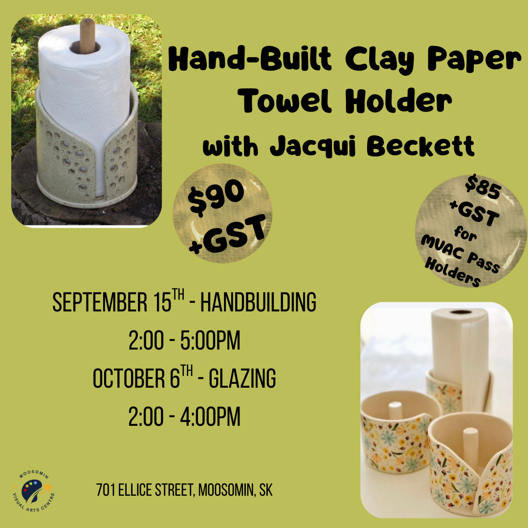 Hand-Built Clay Paper Towel Holder with Jacqui Beckett