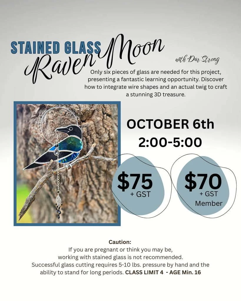Afternoon Stained Glass - Raven Moon - with Darlene Strong