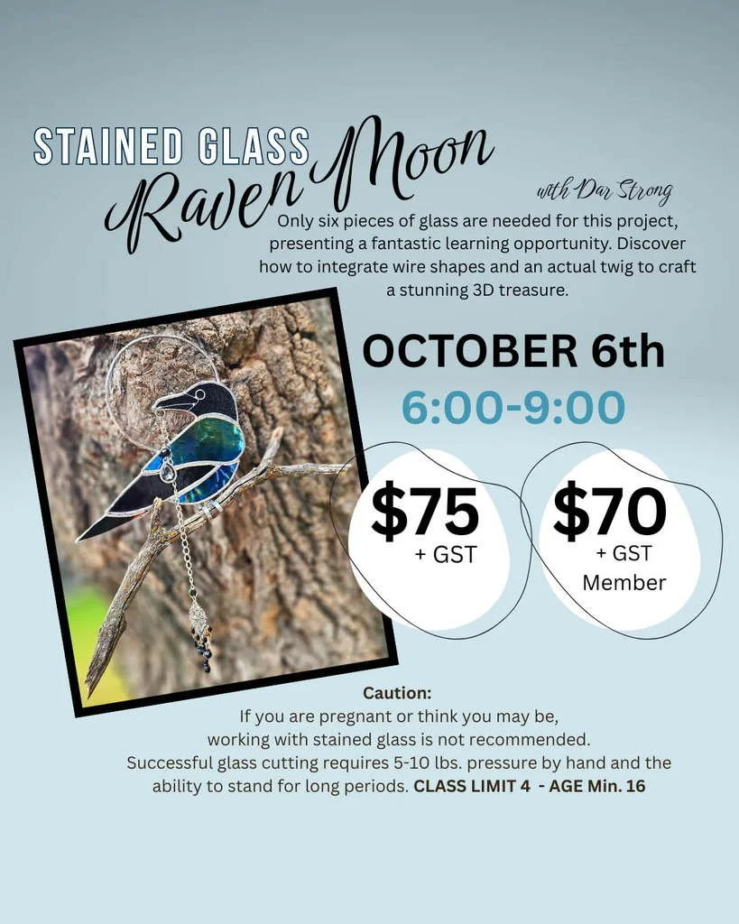 Evening Stained Glass - Raven Moon - with Darlene Strong