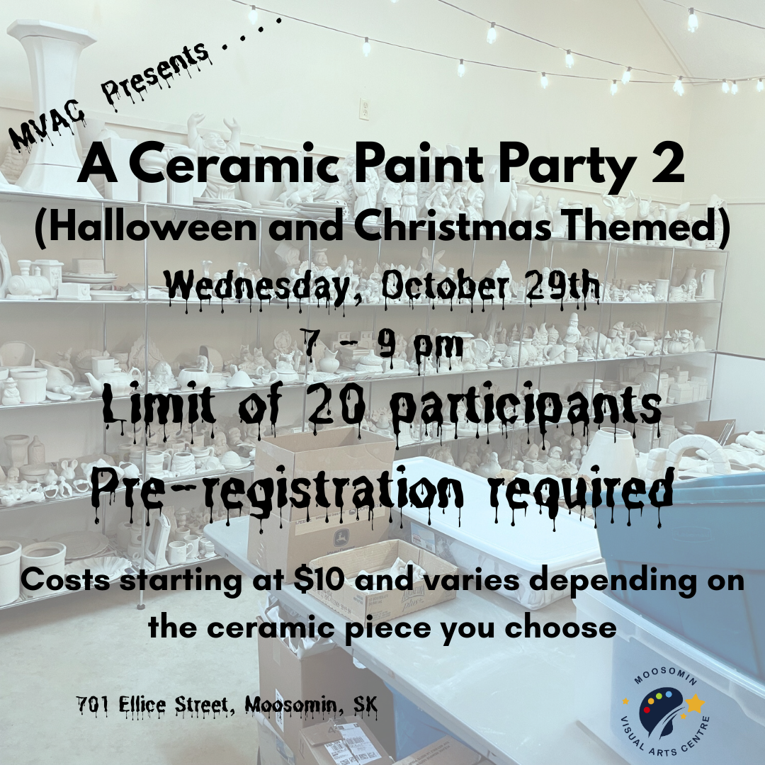 Ceramic Paint Party 2 - Halloween and Christmas Themed