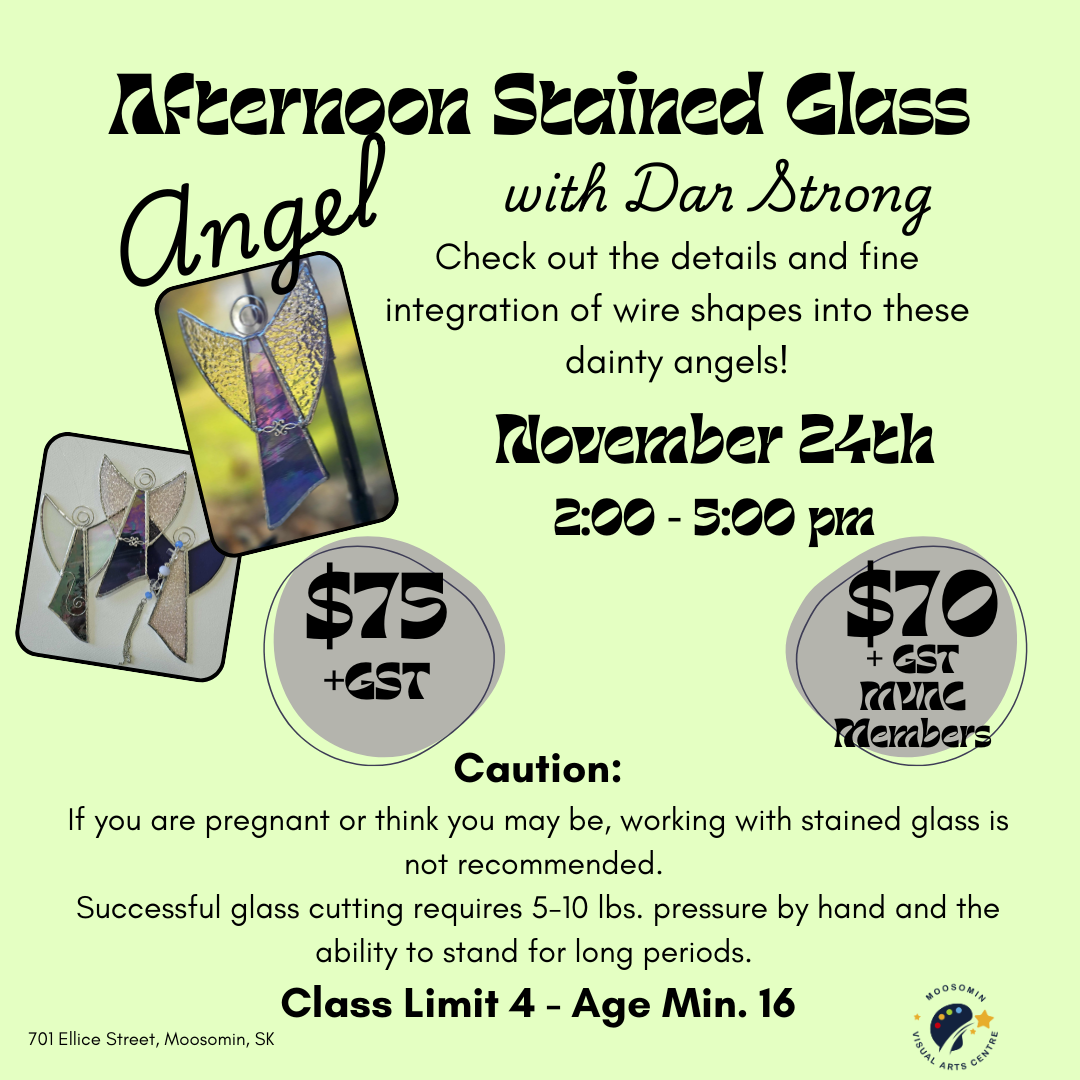Afternoon Stained Glass Angel with Darlene Strong
