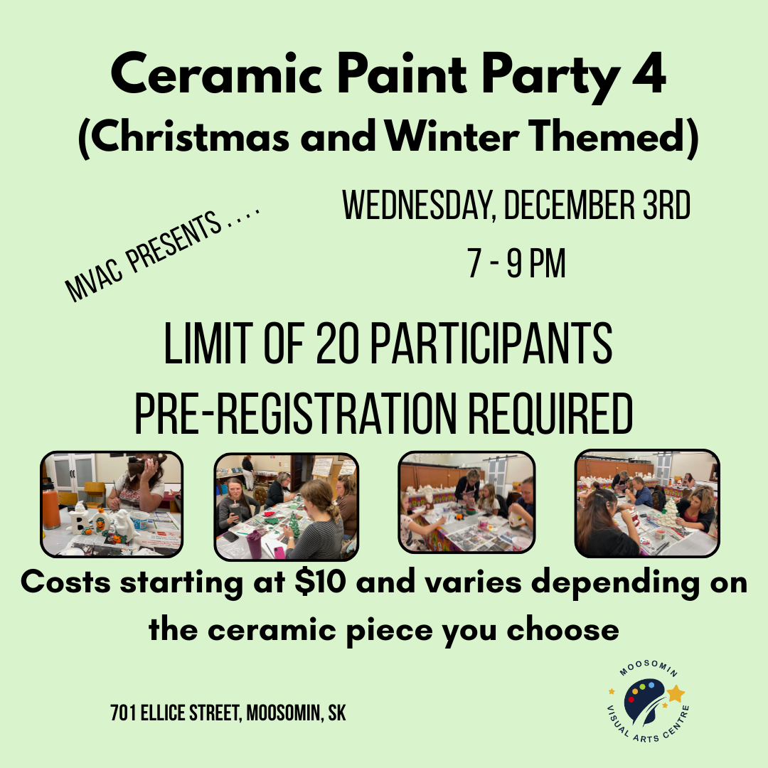 Ceramic Paint Party 4 - Christmas and Winter Themed
