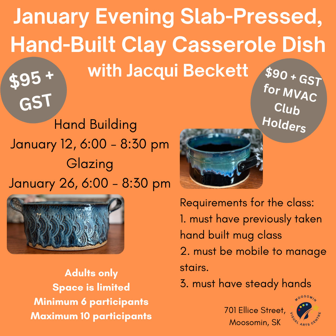 Evening Class: Slab-Pressed, Hand-Built Clay Casserole Dish with Jacqui Beckett