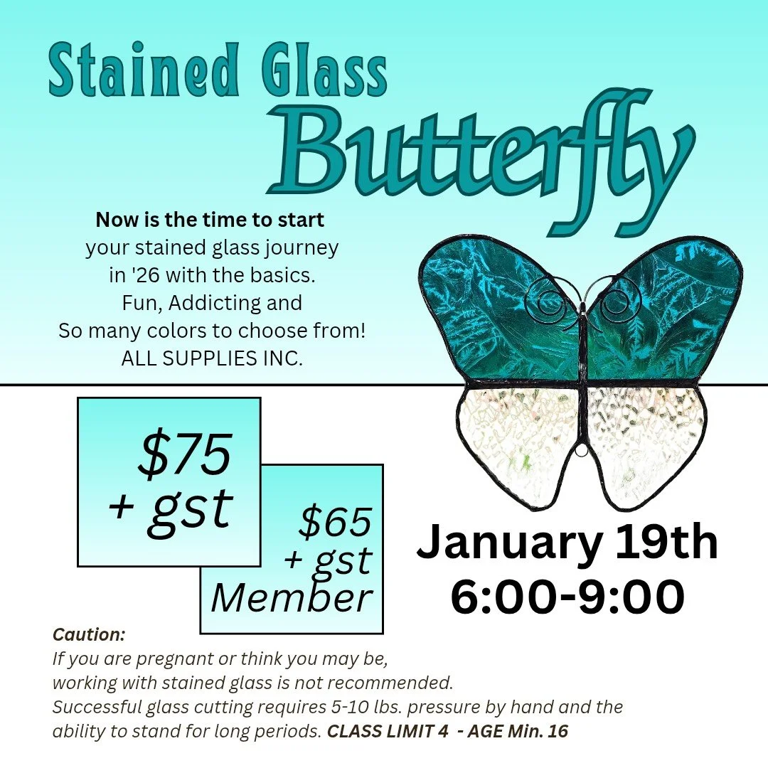 Evening Stained Glass Butterfly with Darlene Strong