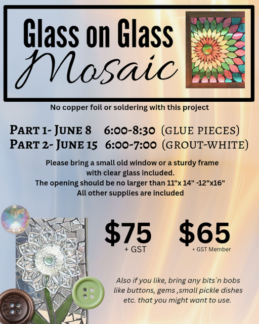 Evening Glass on Glass Mosaic with Darlene Strong