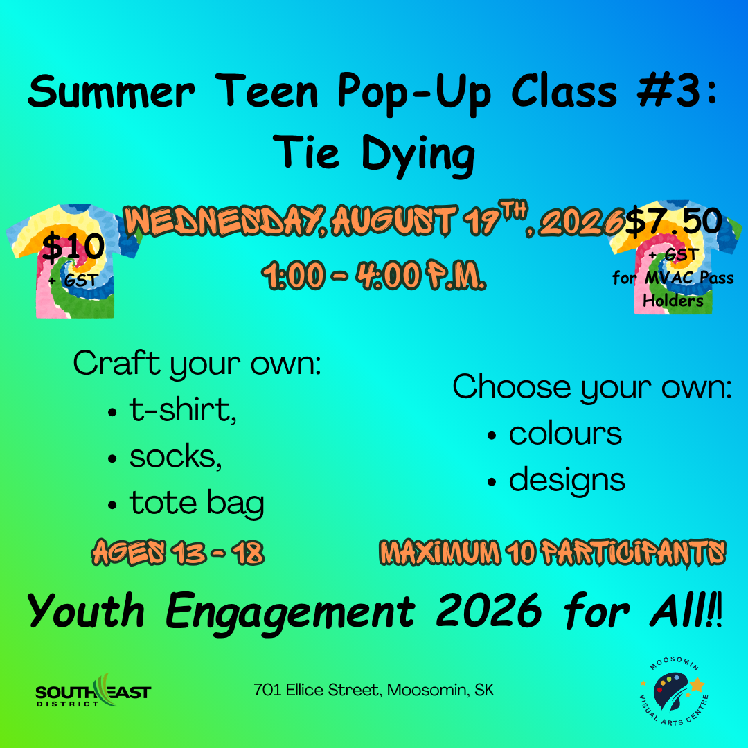 Youth Engagement for All: Summer Teen Pop-Up Class #3