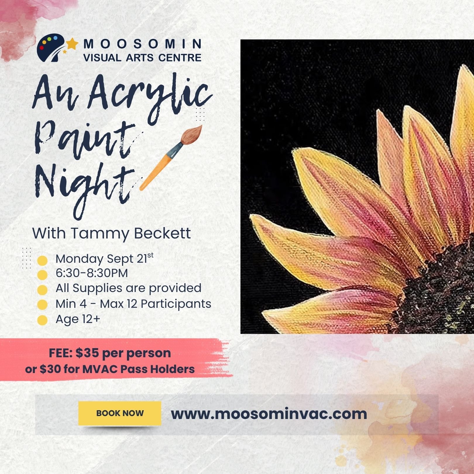 Acrylic Paint Night with Tammy Beckett