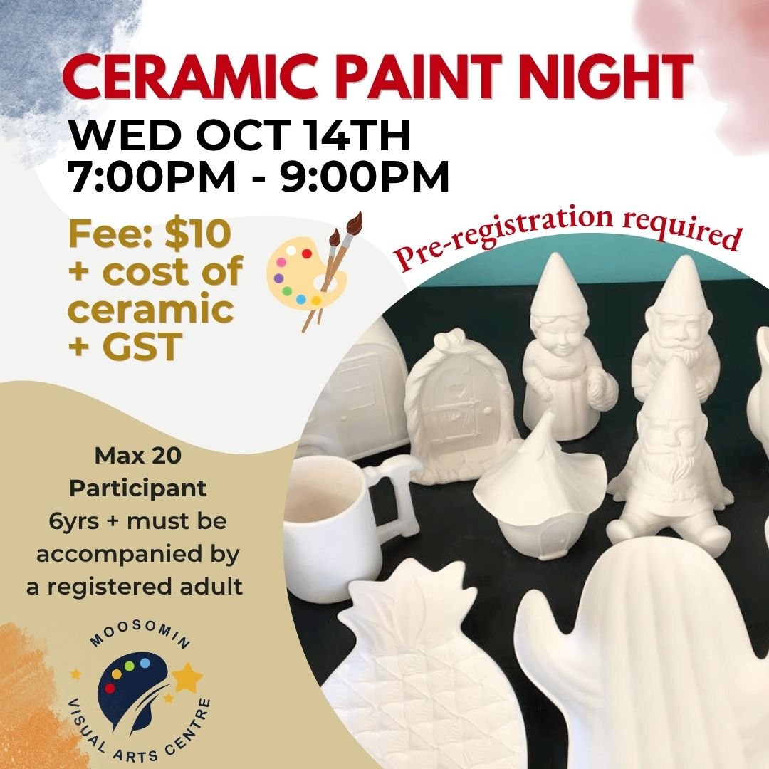 Ceramic Paint Party - Fall & Halloween Themed