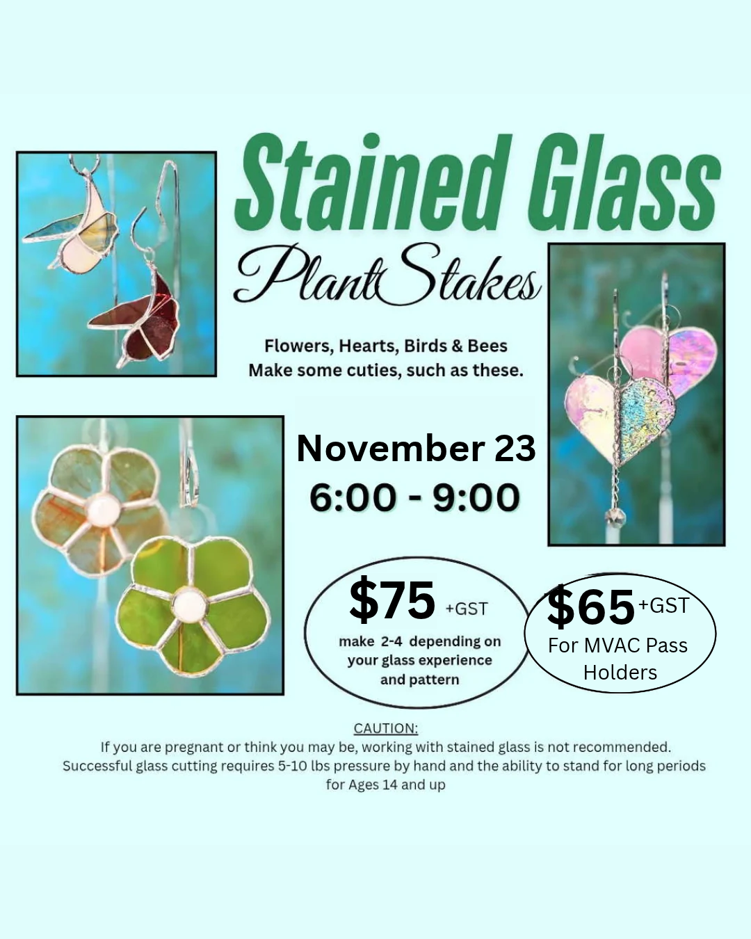 Stained Glass Garden Stakes with Darlene Strong