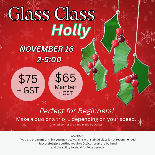 Afternoon Stained Glass Holly with Darlene Strong