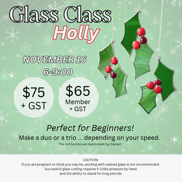 Evening Stained Glass Holly with Darlene Strong