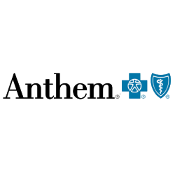 Anthem logo with a blue medical symbol and shield icon