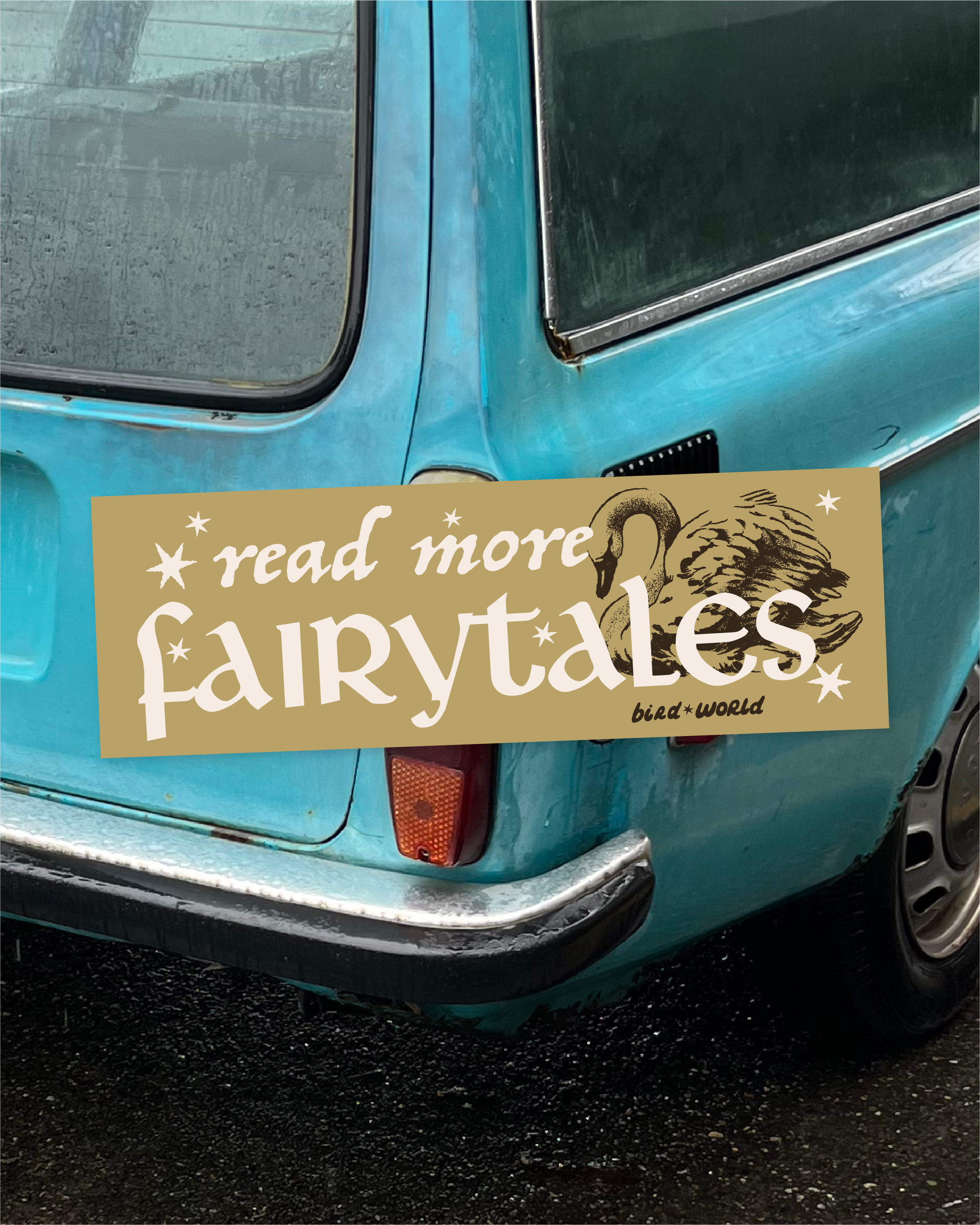 fairytales bumper sticker