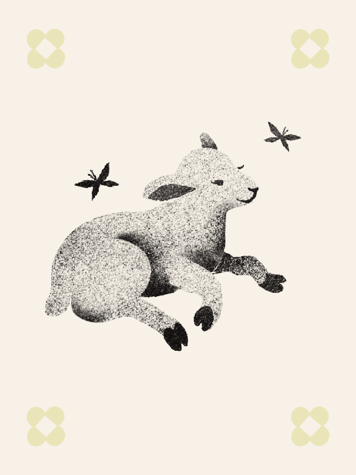 lamb & butterflies