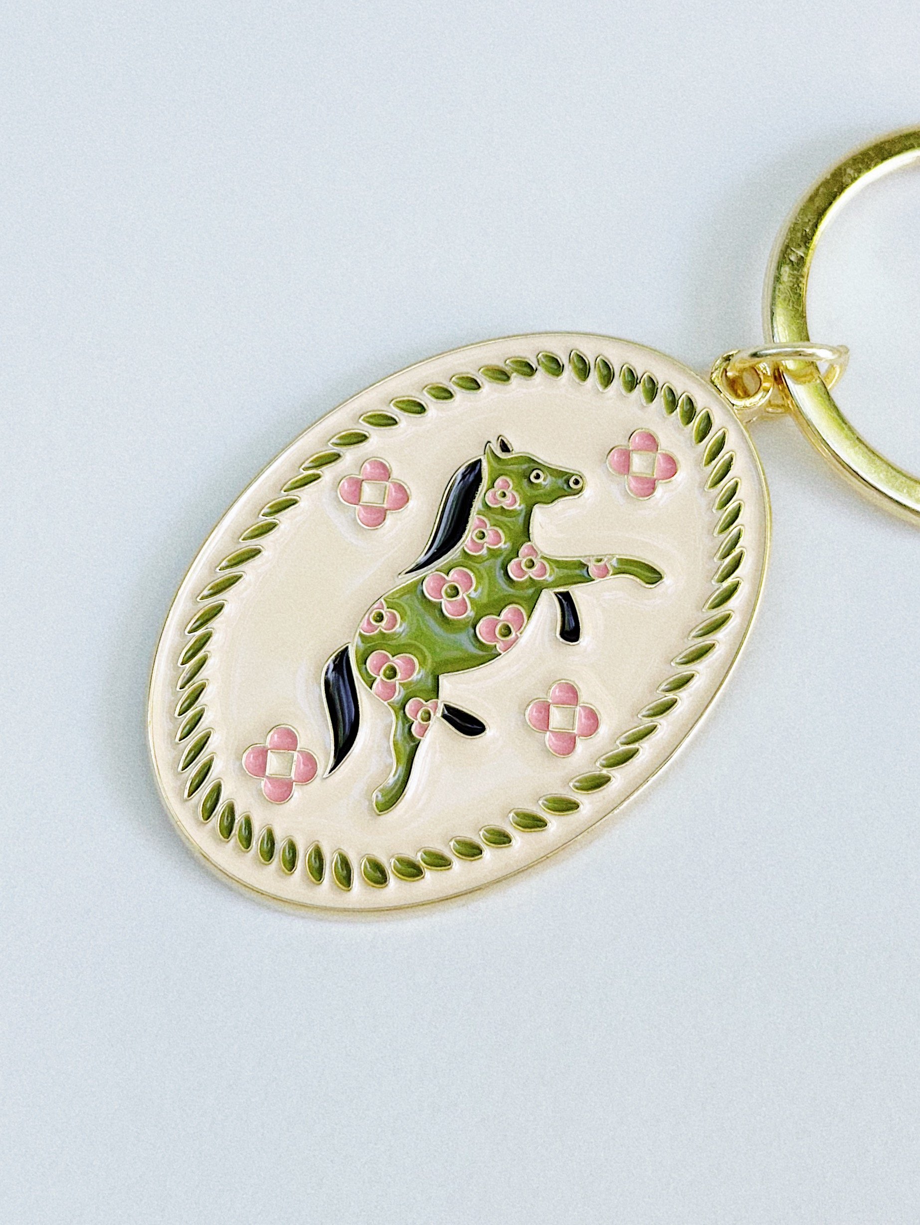 lucky pony keychain