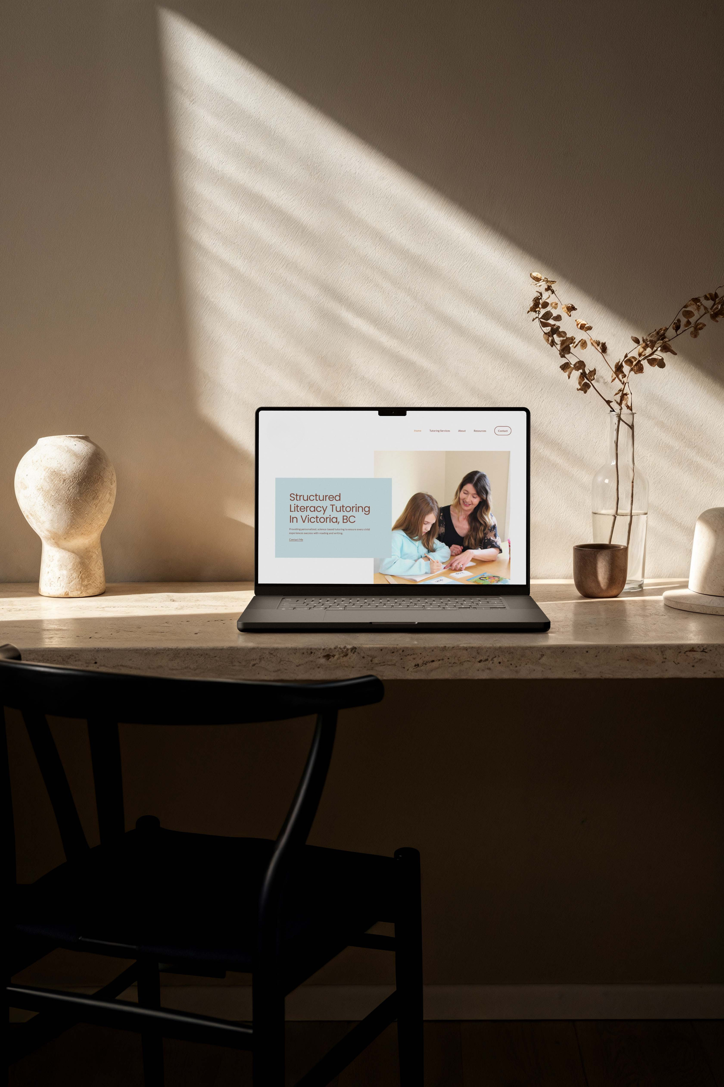 Web Design Project for Literacy Tutor