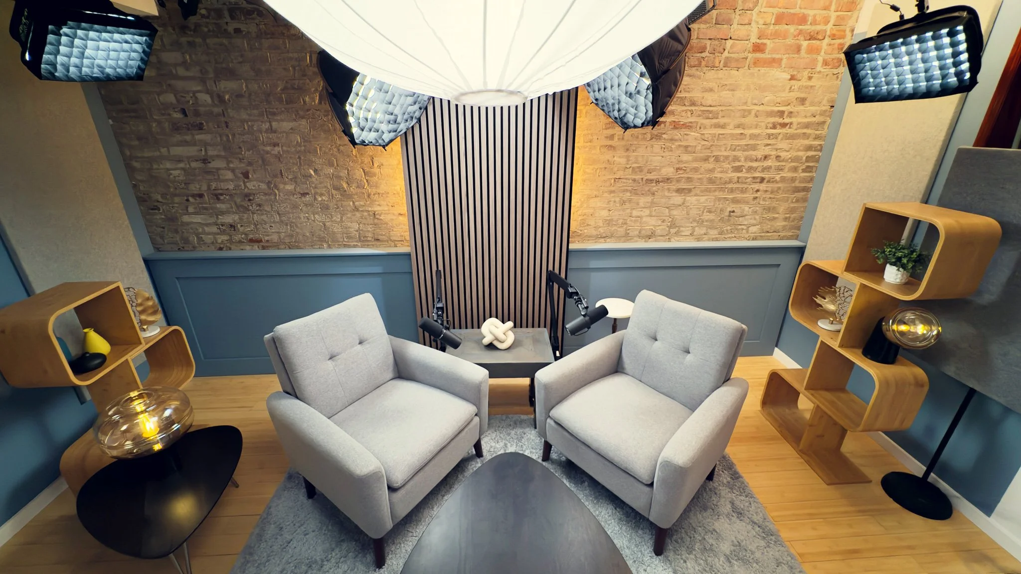 Podcast Room - Two-Seat Setup