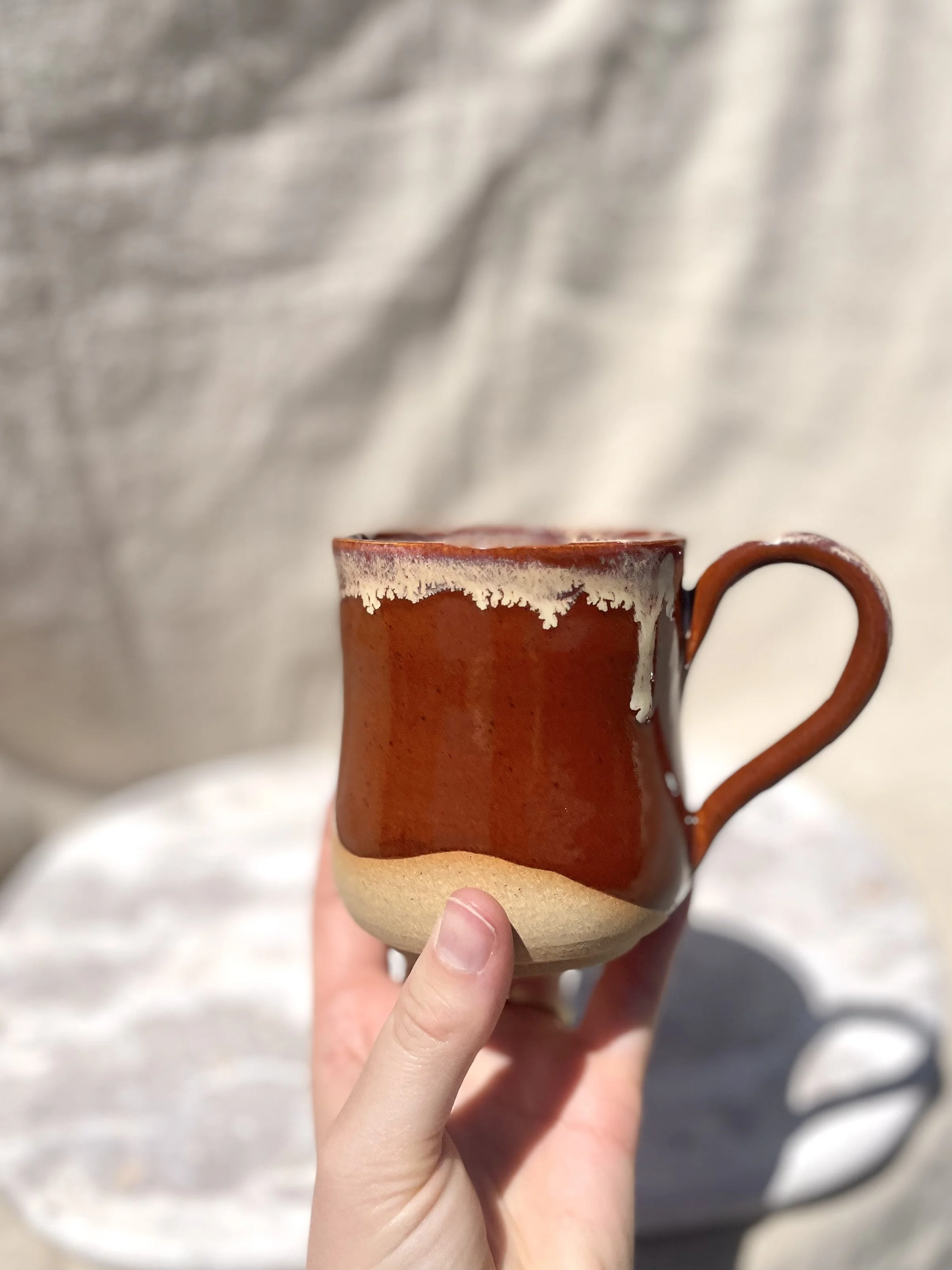 Burnt Orange Flux Mug