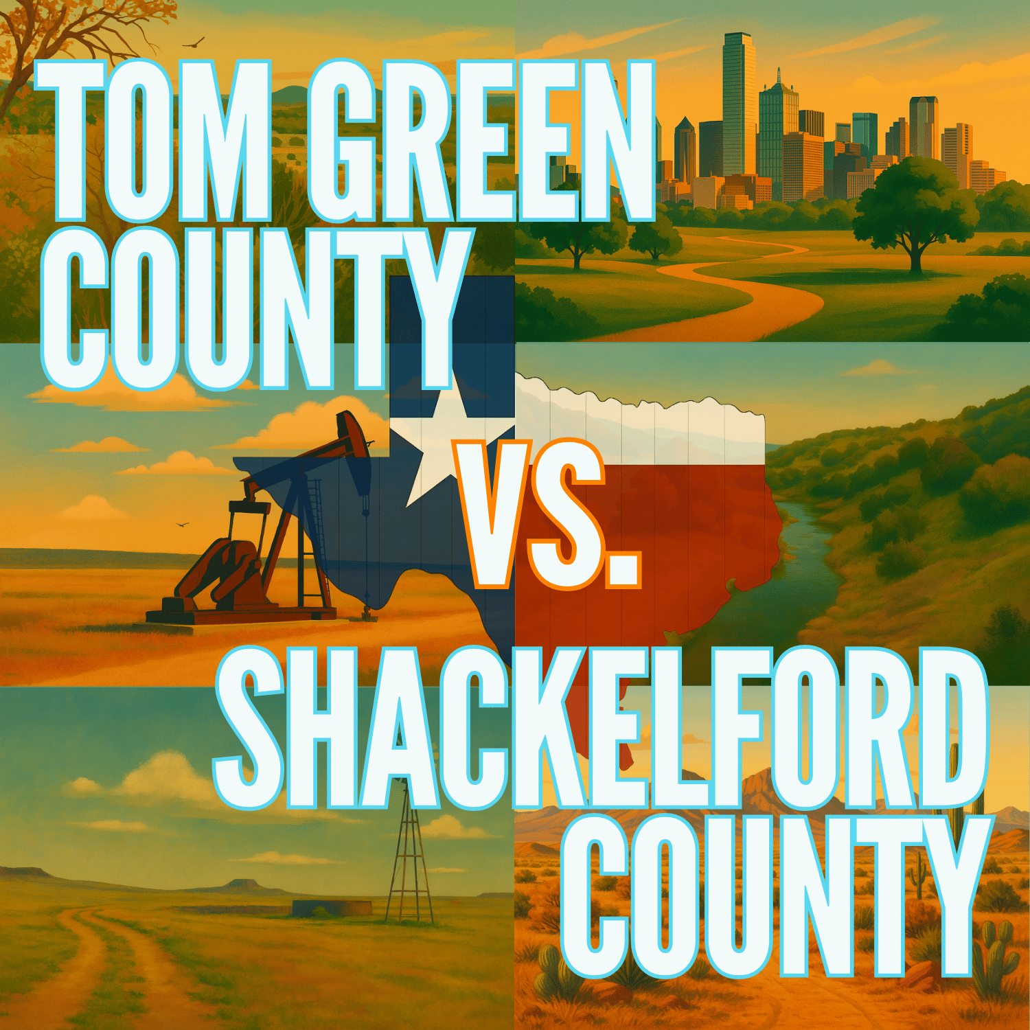 Tom Green County vs. Shackelford County